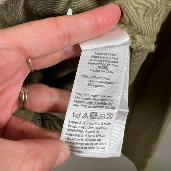 J. Crew Garment-Dyed Military Jacket Size Small Utility Field Travel Green - Picture 11 of 12